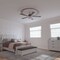 Ekena Millwork 70 1/2-in. OD x 61 3/8-in. ID Ceiling Ring with 47 5/8-in. OD Ceiling Medallion Shakuras Accent Kit CRM70BE48SH - alternate 8